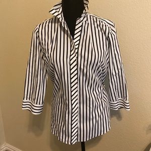 Chicos no iron stain shield button shirt